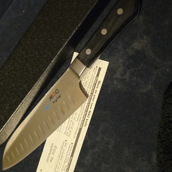 ❤️BUY 2 GET 1 FREE BMAC Knife Professional series 6.5" Santoku w/ dimples MSK-65 - Picture 15 of 16